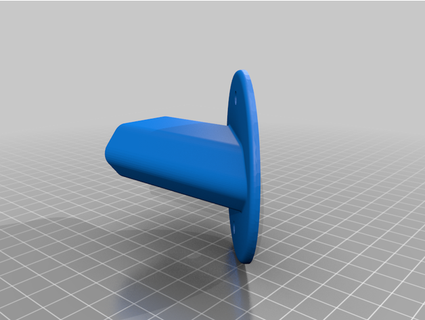 universal wandhalter rrumpel 3d print model - Mito3D