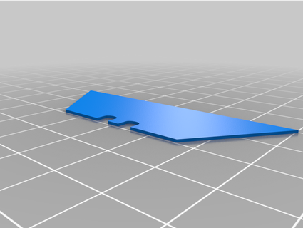 box cutter razor blade reference johnathan preist 3d print model - Mito3D