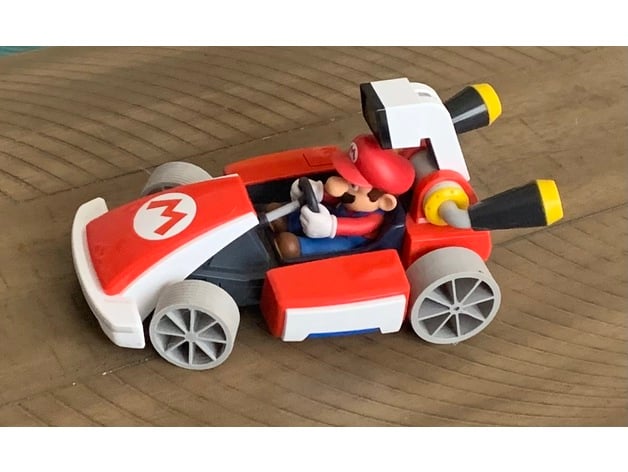 mario kart vivre remplacement roues 3D print model - Mito3D