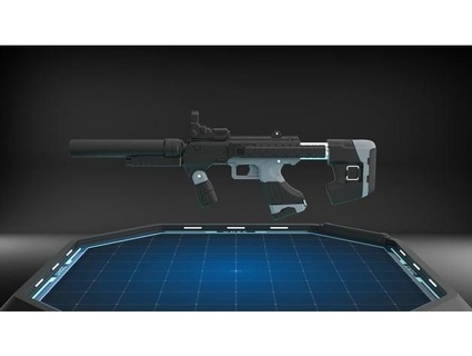 Halo 2 anniversaire smg aguilarworkshop 3d print model - Mito3D