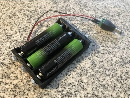 battery holder steveost 3d print model - Mito3D