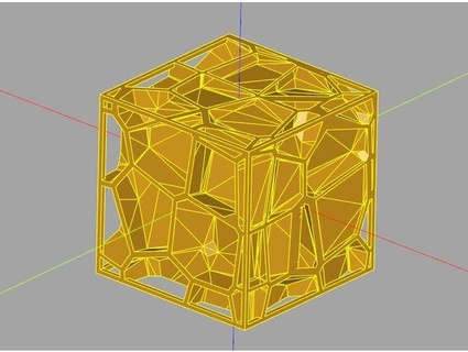 voronoi cube justinsdk 3d print model - Mito3D