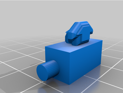 étagère cheville fendu rail insérer glitchstitcher 3d print model - Mito3D