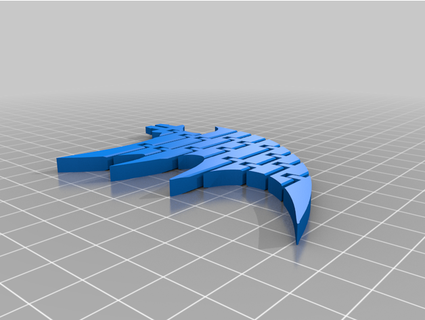 corrected left alicorn wing samuelt1 3d print model - Mito3D