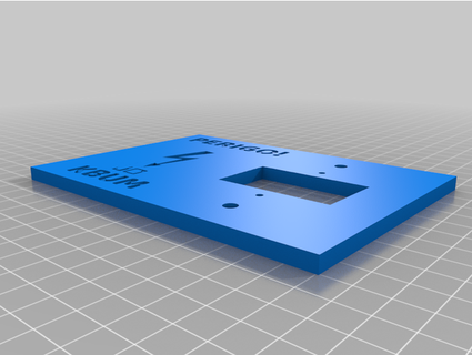 suporte interruptor fusível hipercubo evolução joinfotech 3d print model - Mito3D