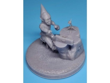 old bard tavern miniature male gnome micahfk 3d print model - Mito3D