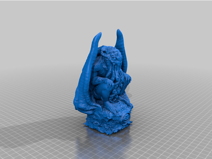 effigie cthulhu alfric29 3d print model - Mito3D