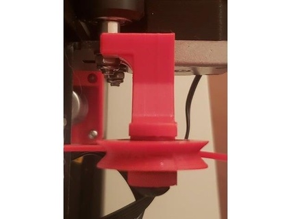 voxelab aquila filament roller guide reinforced cheesypizzalover 3d print model - Mito3D