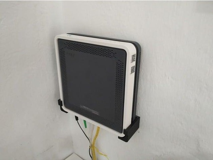 Mauer montieren Router fragt hgu movistar leviatan1 3d print model - Mito3D