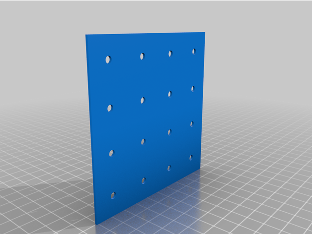 pegboard extension section crazycarrot77 3D print model - Mito3D