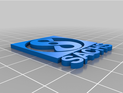 sachs logo 1 parça freddysfoto 3d print model - Mito3D