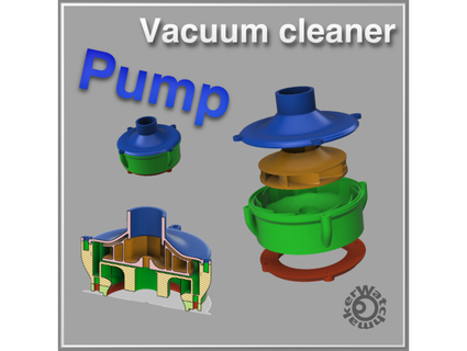 vacuum cleaner pump watchmaker atelier 3d print model - Mito3D