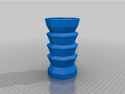 decorativo vaso pacco jackassets 3d print model - Mito3D