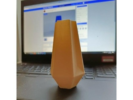 sesamo strada esagonale vaso Nilson fx 3d print model - Mito3D