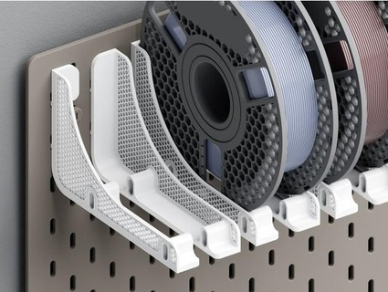 filament bobine titulaire soutien Ikea skadis alex forme 3d print model - Mito3D