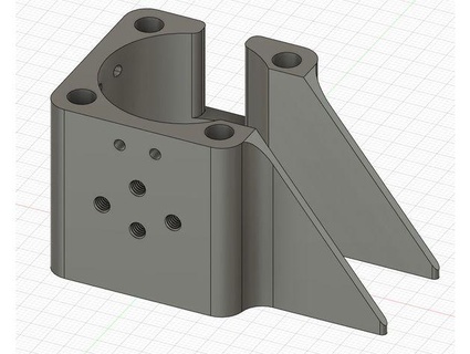 ender 5 x axis motor monte 3d print model - Mito3D