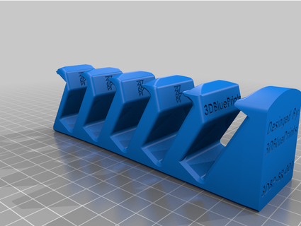 3d blue prints board rack 3d print model - Mito3D