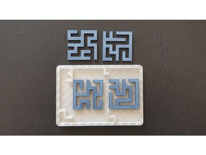puzzle labyrinth heroltech 3d print model - Mito3D
