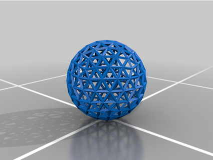 geodesic sphere 142 dparsons 3d print model - Mito3D