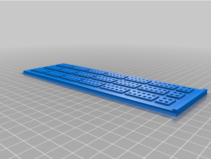 cribbage planche + espace rangement campo22 3d print model - Mito3D