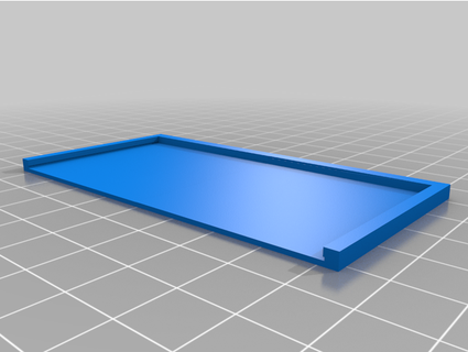 80 x 40mm low profile movement tray gozzaoz 3d print model - Mito3D