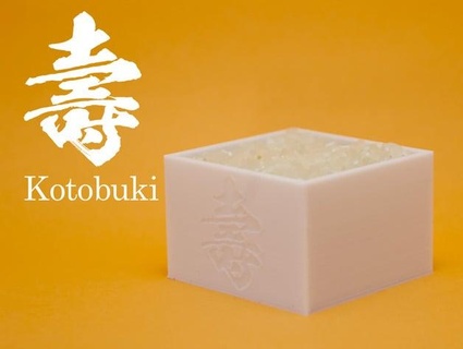 kotobuki - cup measuring 50g rice aragi 3d print model - Mito3D