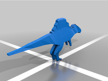 niedrig poly Spinosaurus stenlypb 3d print model - Mito3D