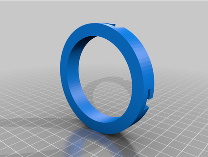 two piece circular lock walksonsun 3d print model - Mito3D