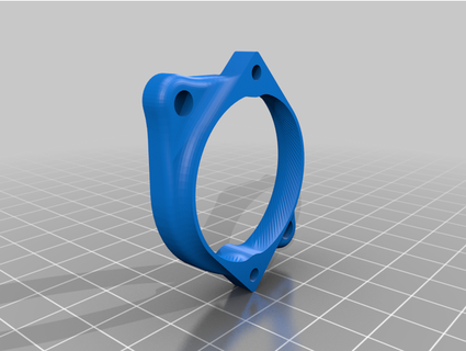 35mm 40mm Ventilator Adapter biqu h2 thebigblue 3d print model - Mito3D