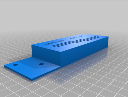 cr 6 USB frente cubierta carcasa funda pdhoen 3d print model - Mito3D