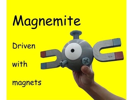 magnemite - driven magnets kim chengdu 3d print model - Mito3D