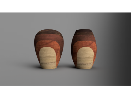 torneamento madeira vaso 06 Lichtzeichenanlage 3d print model - Mito3D