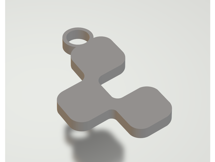 cube keychain sandrowiedner 3d print model - Mito3D