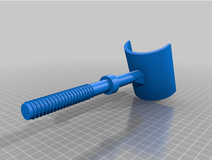 barbell leaning support rogue squat rack austinmaker 3d print model - Mito3D