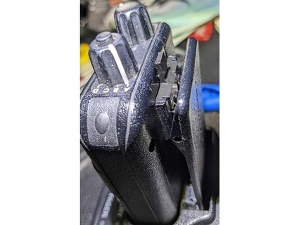 motorola minitor 5 v belt clip repair part trevor 3d print model - Mito3D