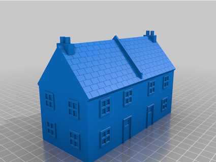 fow casa adosada v2 ártico zorro 3d print model - Mito3D