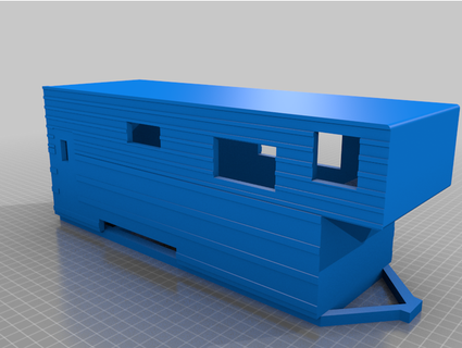 1 24 Rahmen Camping Anhänger scx24 loltonka4x4andmore 3d print model - Mito3D