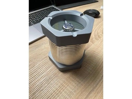 cendrier boite conserver étain cendrier lecialux 3d print model - Mito3D