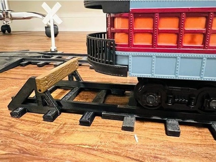 ferrocarril parachoque entrenar pista compatible Lionel ready to play conjuntos malamaker 3d print model - Mito3D