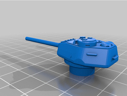 t34 85 turret 1 100 scale pheznik 3d print model - Mito3D