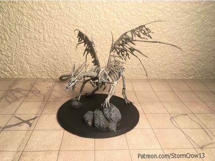 dracolich cover spellfire novel stormcrow13 3d print model - Mito3D