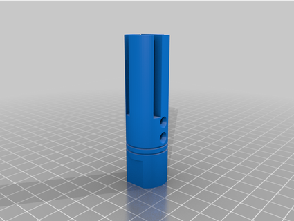 4 prong flash hider thiccdesertboi 3d print model - Mito3D