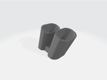 vuse Alto carregador suporte plano superfície Molle oficial impiedoso 3d print model - Mito3D