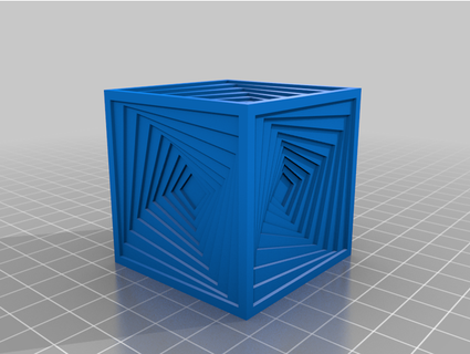 spiral cube vape pen holder badatusernames94 3d print model - Mito3D