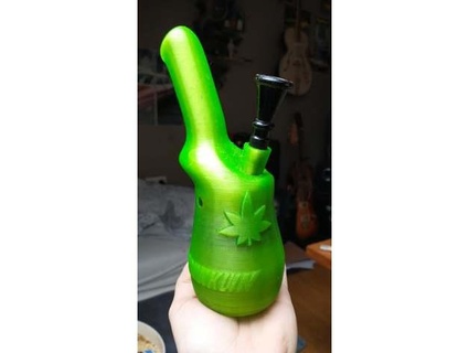 agua bong bongo hierba tubo 420 franturbator69 3d print model - Mito3D