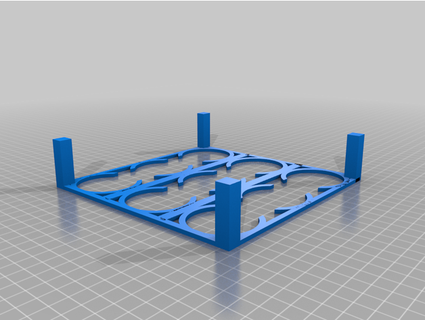 Dolce Gusto Tabelle Kapsel Halter Unterstützung 3x3 Lordpt 3d print model - Mito3D