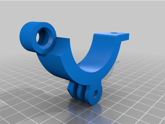 mx5 rollbar gopro mount 45mm diameter snuggles aus 3D print model - Mito3D