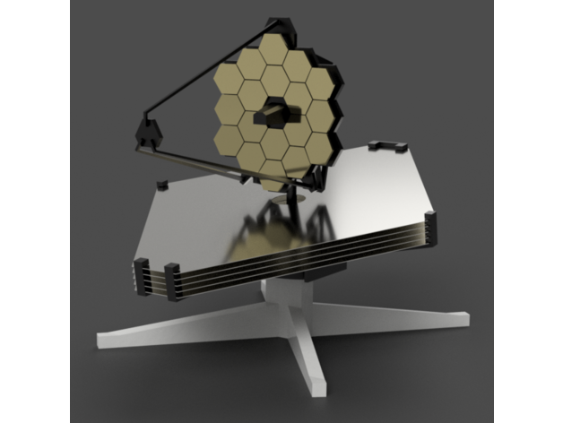 jwst mini réplica theigormc 3D print model - Mito3D