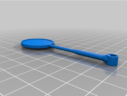 Badminton Schlüsselbund Schläger norbyjon 3d print model - Mito3D