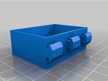 klein Düse Extruder Box passen Ender 3 Schiene beans82 3d print model - Mito3D